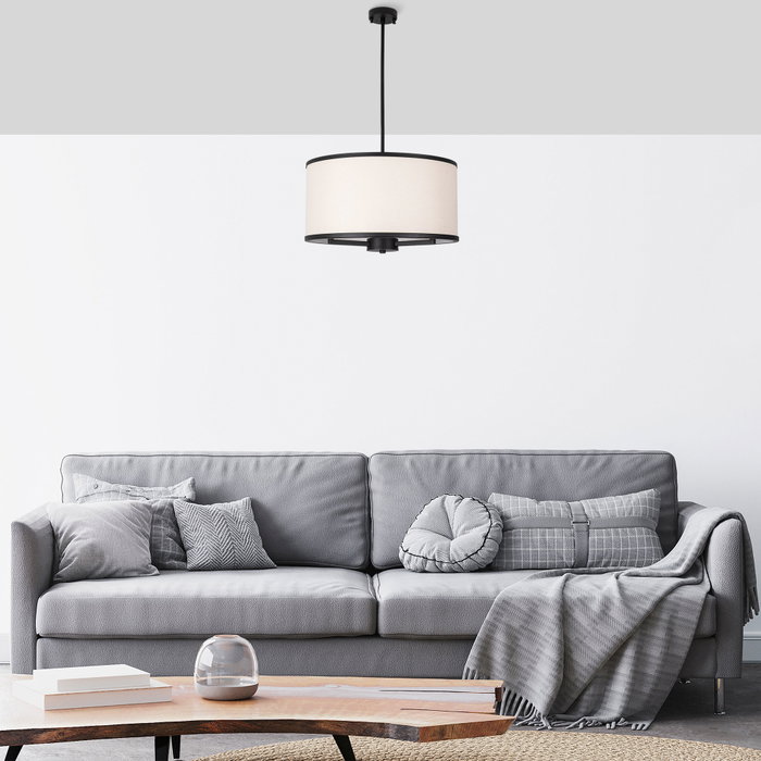 Opviq Way - 11651 Lámpara de Araña Blanco y Negro Opviq Way - 11651 Lámpara de Araña Blanco y Negro